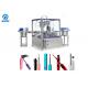 Rotary Type Automatic Cosmetic Filling Machine PLC Control 1-30ml Capacity