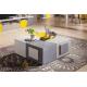 Modern living room big multi-function coffee table with drawers