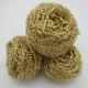 Professional Pure Copper Wire Cleaning Ball Pot Cleaning Wire Brass Scourer