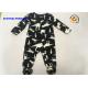Dinosaur AOP Baby Pram Suit 100% Polyester Micro fleece YKK Zipper Closure Coverall