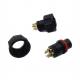 PA66 Gold Plated 6Pin Circular IP67 Waterproof Connectors Female Cable M13