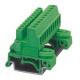 Din Rail Plug-in Terminal Block  with screw fix flange Header Pin 02 poles pitch:5.08mm / 0.2 in