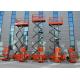 Mobile Hydraulic Double Mast Aluminum Alloy Lift Table Aerial Work Platform