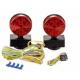Red Color 8lb Magnetic Base LED Trailer Tail Lights DOT Certified