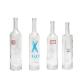 Super Flint Glass Material Custom 700ml Liquor Wine Gin Whisky Vodka Spirits Glass Bottle with Cork Lid