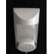 White Plastic Human Touch Soap Dispenser Hand Push Soap Dispenser Easy Installation