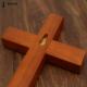 Customized Color Hand Held Handmade Wooden Crosses With Hanger , Sample Free