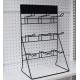 Mini Metal Wire Display Rack , Wire Mesh Display Stands For Battery Earphone Holder