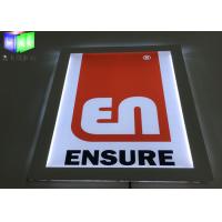 Poster Frame Acrylic LED Light Box Curved Frame For Hotels Advertisement