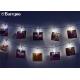 4.8M 20 LED Decorative LED String Lights Photo Card Clip 8 Models Flash Dimmable
