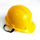 Yellow Color Construction Site Helmet Easily Adjustable To Fit Heads