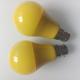 Anti-mosquito Yellow LED Bulb with 85-277V, 12-48V, 80-83Ra, Plastic Cover + LED PCB Material