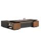Modern Office Furniture Solid Wood Executive Desk for Manager Combination Cabinet Table