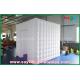 Inflatable Photo Studio Picture Painting Inflatable Photo Booth Tent 2.5m Full White Oxford Inflatable Cube