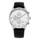 Men'S Multifunction Chronos Sport Watch Leather Strap Day Date Perpetual Calendar Watch