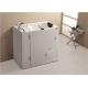 Stainless Steel Frame Walk In Bath And Shower / Portable Walk In Tub 300W Blower Pump