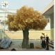 UVG 18ft tall golden color silk leaves artificial big banyan tree for indoor family decoration GRE058