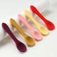 Safe BPA Free Silicone Infant Spoons Non Toxic Microwaveable