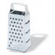 18/0 stainless steel, 4-sided grater / zester