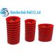Red Heavy Duty Mold Spring / Industrial Compression Spring ISO10243 Standard
