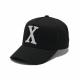 Structured Adjustable 5 Panel Baseball Cap Embroidered Text With Metal Buckle