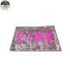 Pink Reverse Sequin Patch / Sequin Letter Patches Durable Cutomized Logo