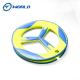 High Precision Injection Molding Parts, Swimming Parts, Blue And Yellow
