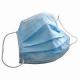 Anti Virus Full Face Surgical Mask Ce Non Woven 3 Layers Sterility In Blue