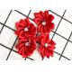 Handcraft Ribbon Craft Flowers Wedding Ornament Appliques With Long Life