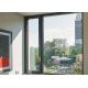Black Color Thermal Break Aluminium Fabrication Windows With S Glazed Insulated Glass