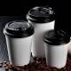 16oz 500cc Disposable Single Use White Paper Coffee Cup Double Layer Paper Cup