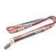 Hot sale high quality custom logo heat transfer polyester printing lanyard with pantone matched