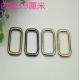 Wholesale light gold 33 mm metal wire iron square ring strap buckle for bags