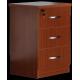 Red Medical Hospital Bedside Table With Locking Drawer 500x450x760mm