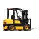 Yellow 2 Ton Diesel Powered Forklift Ruck With Japanese Engine / Steady Belt