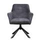 Grey Modern Swivel Chair Dining Room Furniture With Customizable Size