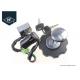 Motorcycle 4 Wire Ignition Switch Lock Fuel Gas Tank Cap Cover Steering Lock Set For Honda CG125