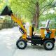 0.8 Ton Frontal Compact Mini Front Loader 1 cbm Bucket Capacity for Restaurant