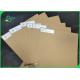250 - 450gsm Unbleached Craft Board FDA Certified For Paper Tray
