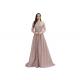 Floor Length Long Sleeve Muslim Lace Prom Dress / Party Dresses For Women