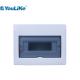Anti UV Plastic 10 Way MCB Box , Surface Mount DB Board High Safety