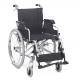 80*28*91cm Aluminum Manual Wheelchair Flip Up Drive Medical Bariatric Transport Chair
