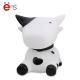 Colorful LED Cow Night Light Soft Rubber PVC Material For Kids Gifts