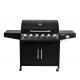 Large 70000btu Barbeque Charcoal Grill Outdoors Kitchen Metal 6 Burners Gas BBQ Grill