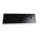 Rugged Stainless Steel Metal Keyboard 20mA Electroplated Black