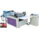 Purple Automatic Non Woven Fabric Slitting Machine For Small Rolls Making