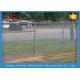 1.8 - 4mm Aperture Chain Link Fence Beautifule Design For Staidum Ground Protect