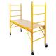 Hot Sale High quality 6 Foot Steel Bakers Rolling scaffold in Yellow