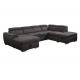 Hot sales loveseater+cornerchaise+ottoman u shape living room home furniture sets modern sofa bed sectional sofa for