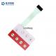 3M467 Waterproof Membrane Switch Metal Tactile LED Backlight